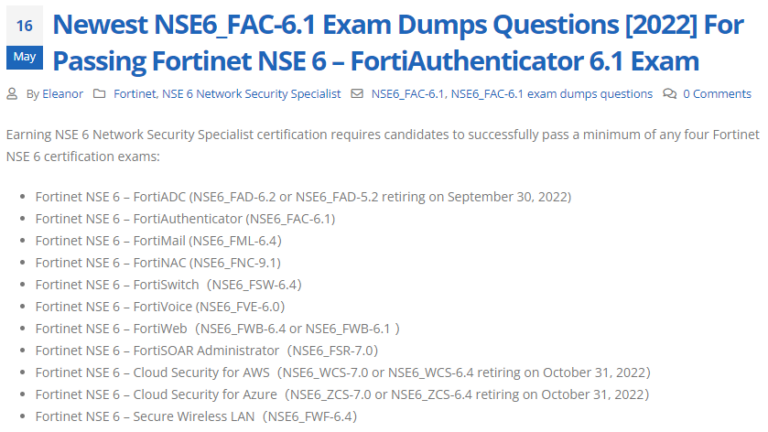 NSE6_FNC-9.1 Lernhilfe